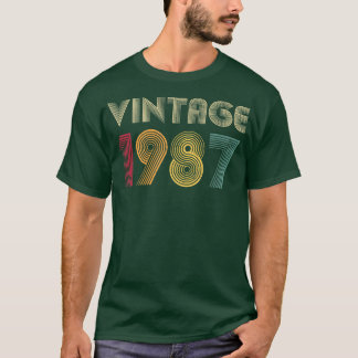 1987 35e Birthday 35 Years Gag Funny Gift Vin T Shirt
