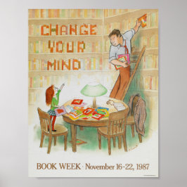1987 Barns Bok-vecka Poster
