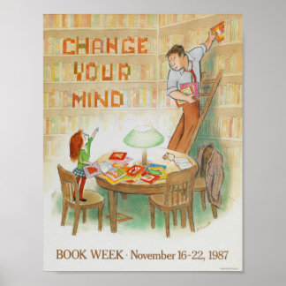 1987 Barns Bok-vecka Poster