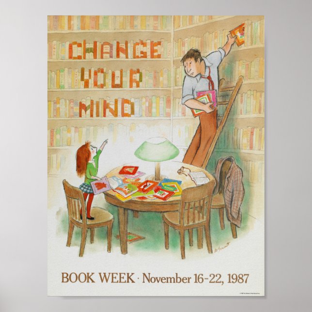 1987 Barns Bok-vecka Poster