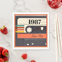 1987 Retro kassettband 40-årsfirande