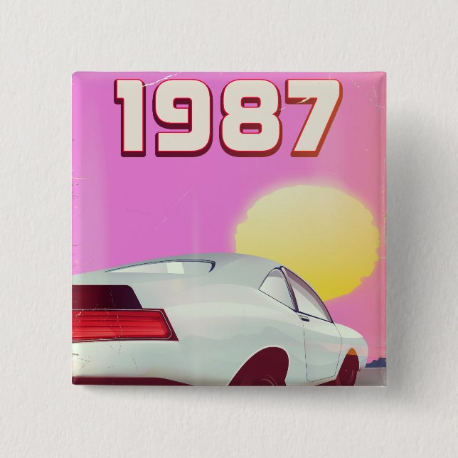 1987 sportbil affisch knapp (Framsida)
