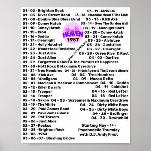 1987 - STEN'N'ROLL HEAVEN (DEL 1) POSTER