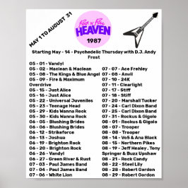 1987 - STEN'N'ROLL HEAVEN (DEL 2) POSTER