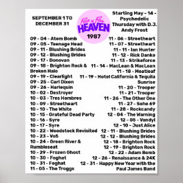 1987 - STEN'N'ROLL HEAVEN (DEL 3) POSTER