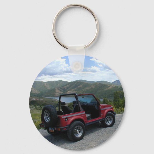 1987 Suzuki Samurai Nyckelring (Framsida)