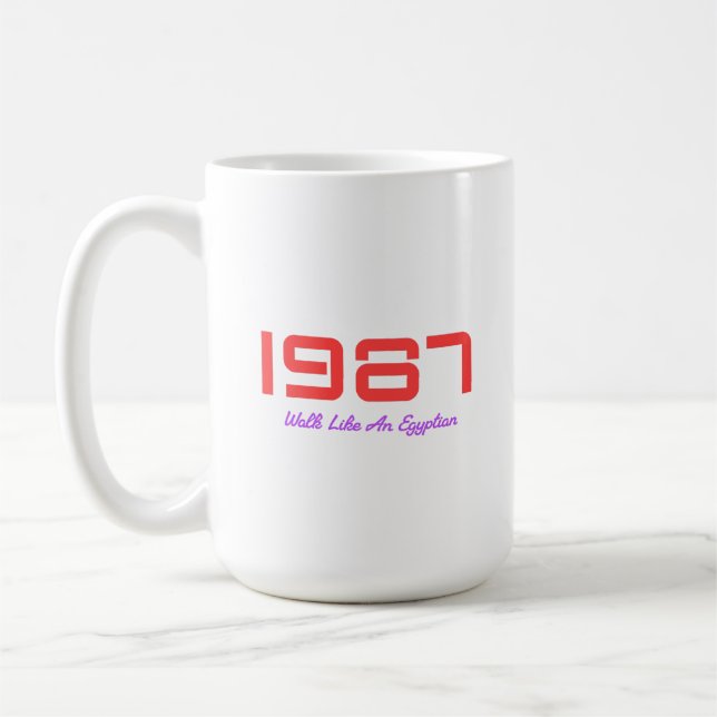 1987 Topplåt Kaffemugg (Vänster)