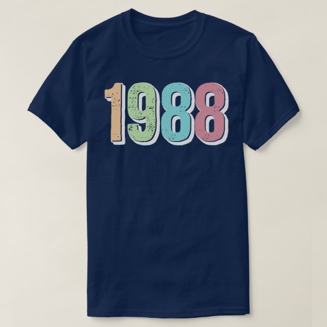 1988 FÖDELSEÅR T SHIRT (Design framsida)