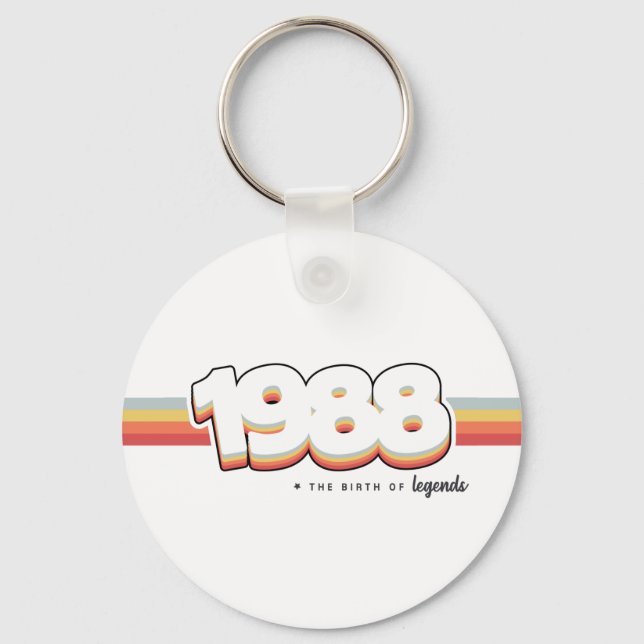 1988 Förklaringarnas födelse Nyckelring (Framsida)