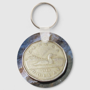 1988 kanadensiska Loonie nyckelring