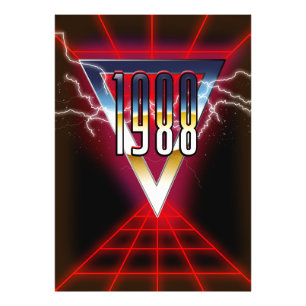 1988 Teknisk noirgrafik Fototryck