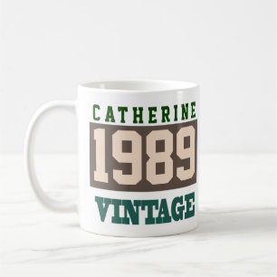 1989 Årets födelsedag - födelsedagsfirande Kaffemugg