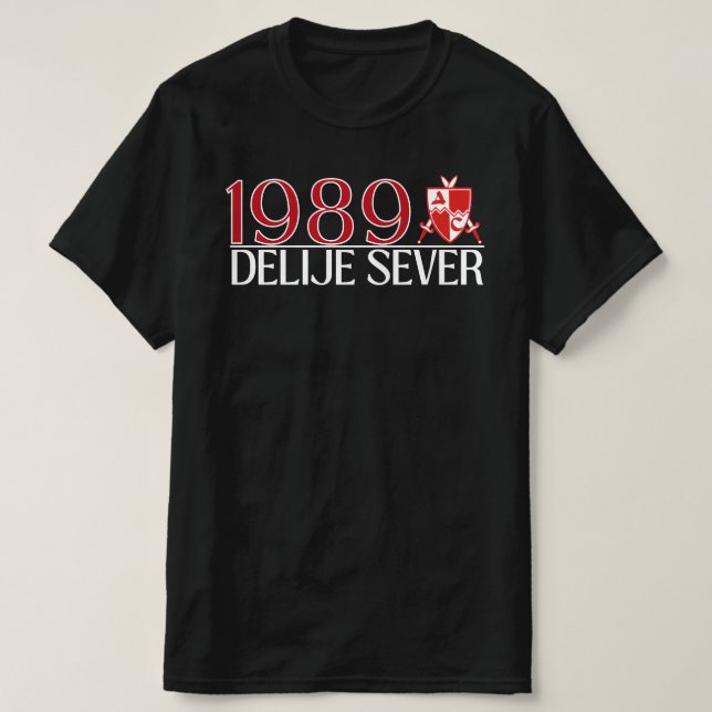 1989 Delije Sever T Shirt (Design framsida)