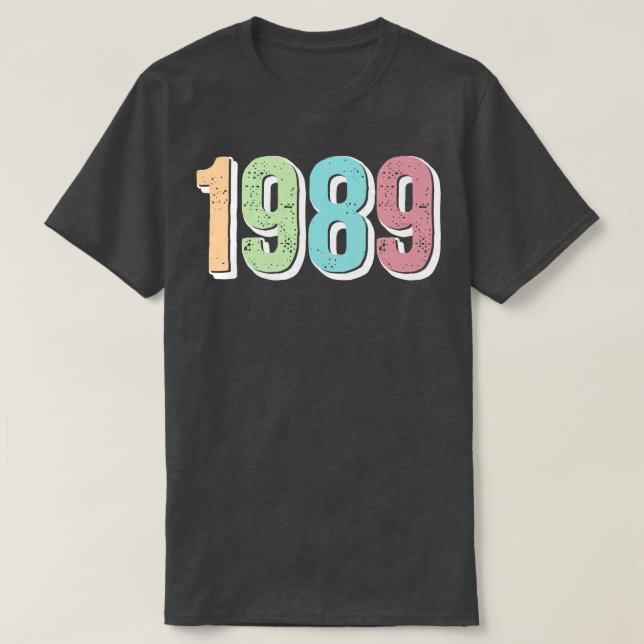 1989 FÖDELSEÅR T SHIRT (Design framsida)