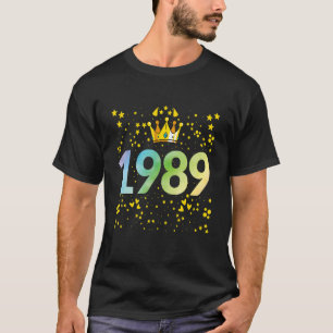 1989 Födelsedag 1989 Årsdag 1 T Shirt