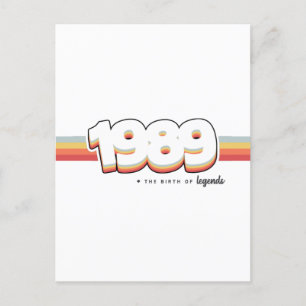 1989 Legender föds Vykort
