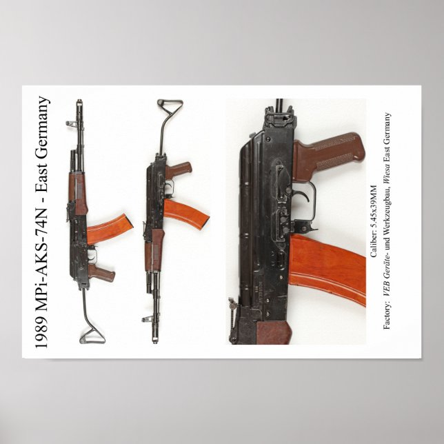 1989 MPi-AKS-74N East Germany Poster (Framsidan)