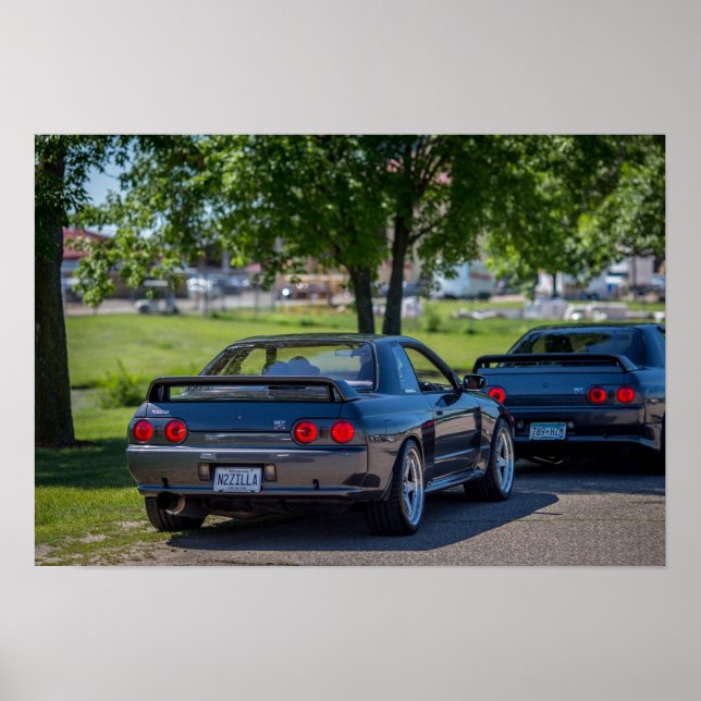 1989 Nissan Skyline R32 GT-R Poster (Framsidan)