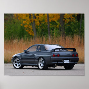 1989 NISSAN SKYLINE R32 GT-R-Poster Poster
