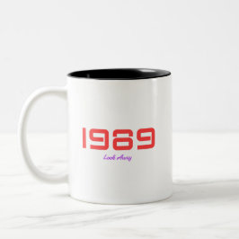 1989 Topplåt, Vänd bort dig Två-Tonad Mugg