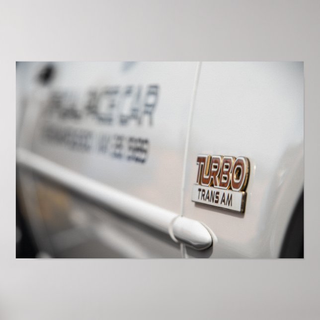 1989 Turbo Trans Am Poster (Framsidan)