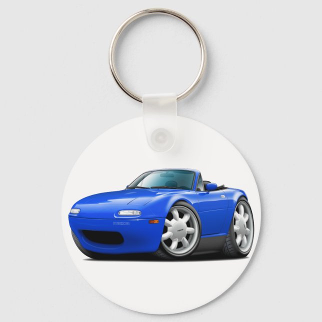 1990-98 Miata Blue Car Nyckelring (Framsida)