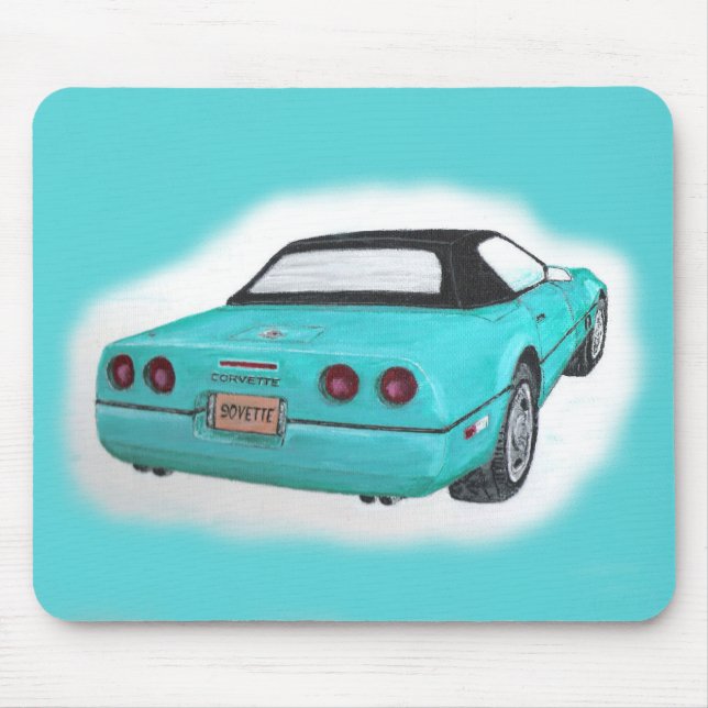1990 Corvette-affisch Musmatta (Framsidan)