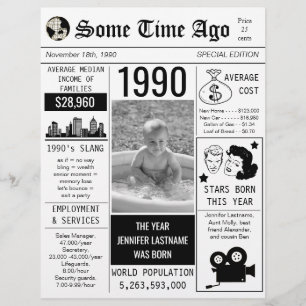 1990 Nyhetsblad Flyer