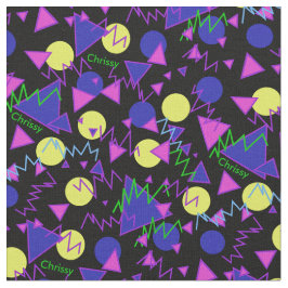 1990 retro anpassningsbarnamntyg tyg