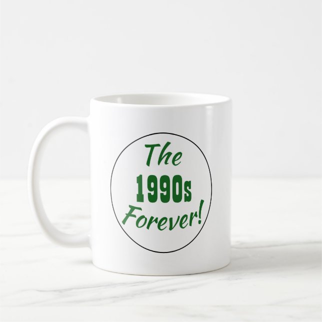 1990-talets retroffert kaffemugg (Vänster)