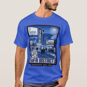 1990-talets SoFA-distriktet San Jose Aktiv T Shirt