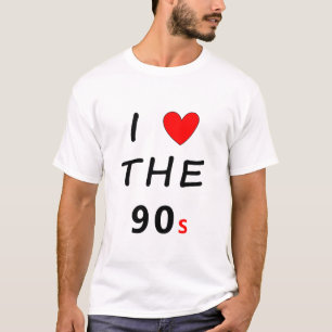 1990-talets t-sherts t shirt