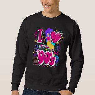 1990-talsidéer & 90-tals festivaloutfit för kvinno lång ärmad tröja