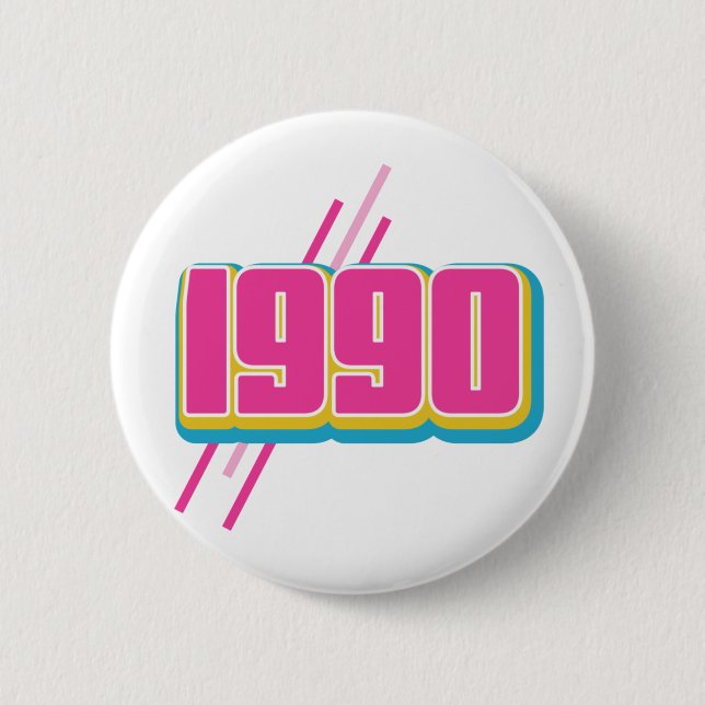 1990 vintage text knapp (Framsida)