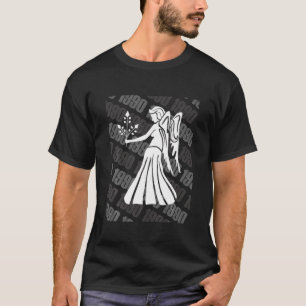 1990 Zodiac Birthday Gift Horoscope Våg T Shirt