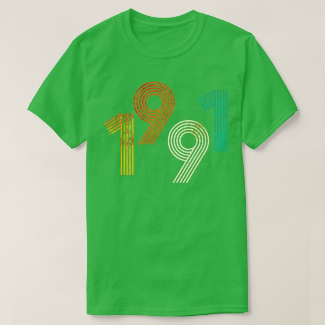 1991 Retro T Shirt (Design framsida)