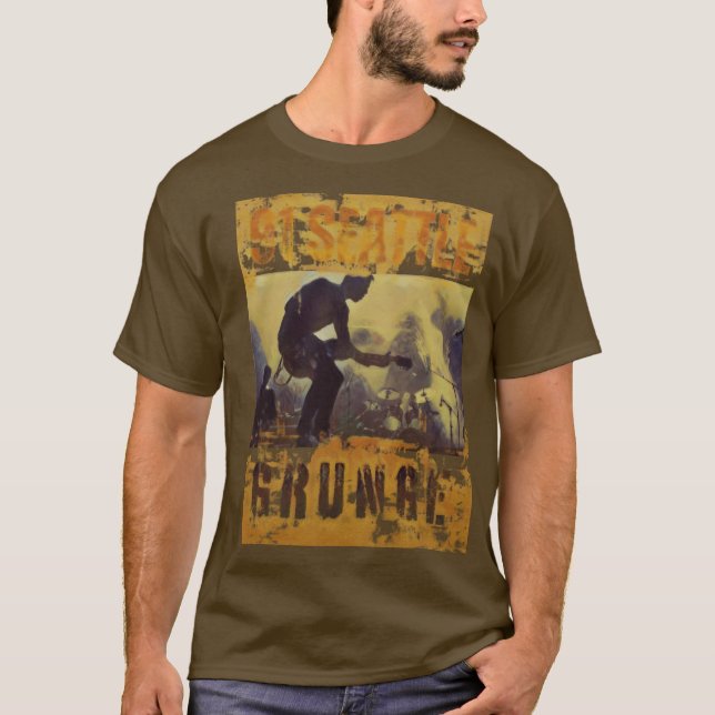 1991 Seattle Grunge Bands T Shirt (Framsida)