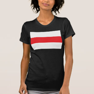 1991) T-tröja för Vitryssland flagga ( Tee Shirt