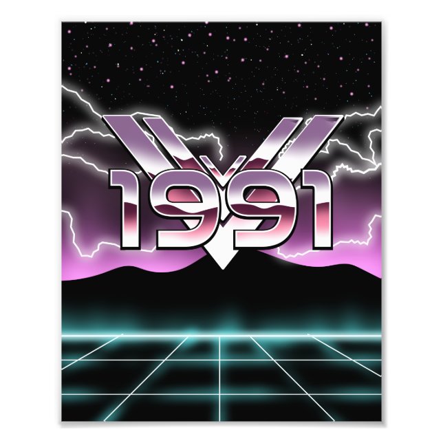 1991 Tech noir Fototryck (Framsidan)