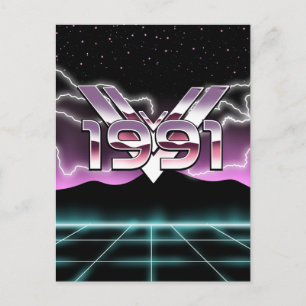 1991 Tech noir Vykort