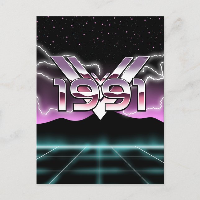 1991 Tech noir Vykort (Framsida)