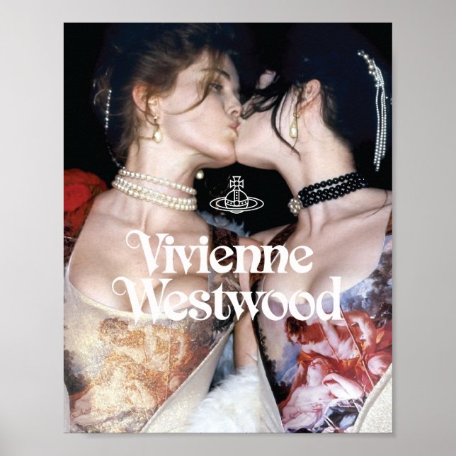 1991 Vivienne Westwood Vintage affisch Girl Kiss (Framsidan)