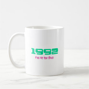 1992 års topplåt kaffemugg