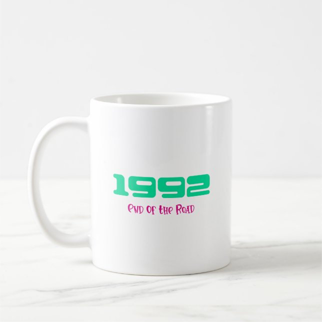 1992 års topplåt kaffemugg (Vänster)