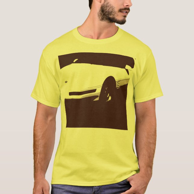 1992 Corvette Classic Pop Art Tee Shirt (Framsida)