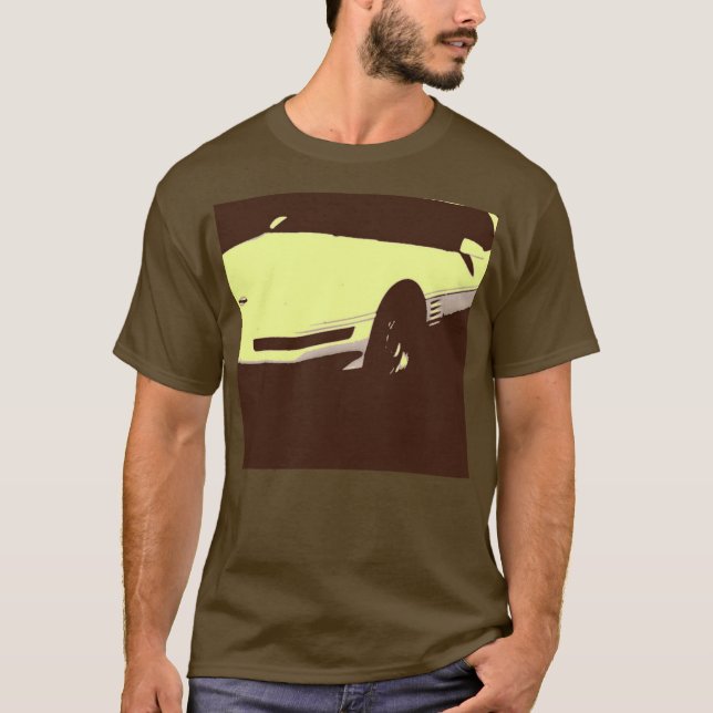 1992 Corvette Classic Pop Art Tee Shirt (Framsida)