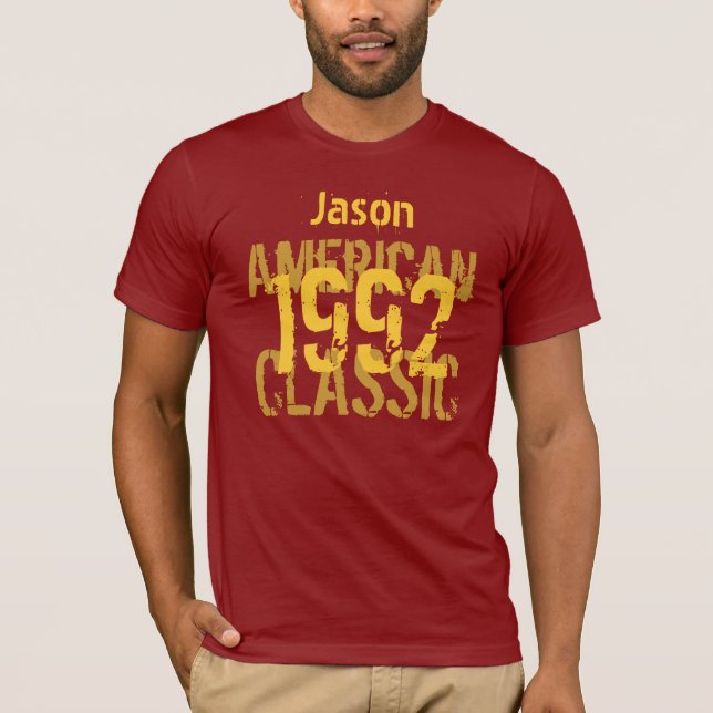 1992 eller ETT ÅR American Classic 21st Birthday Tee Shirt (Framsida)