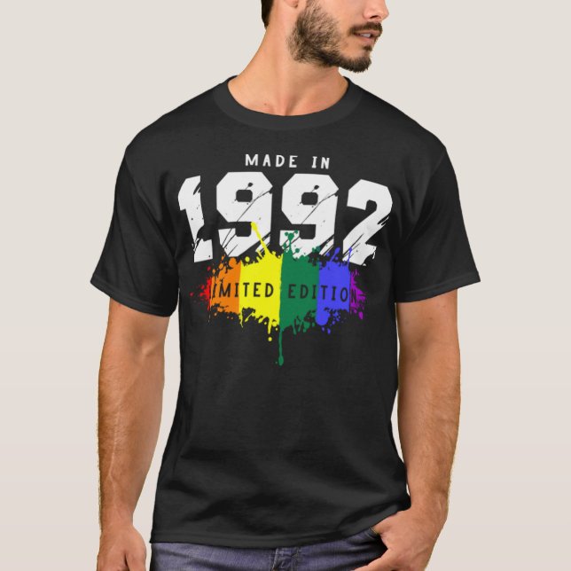 1992 Födelsedag HBT T Shirt (Framsida)