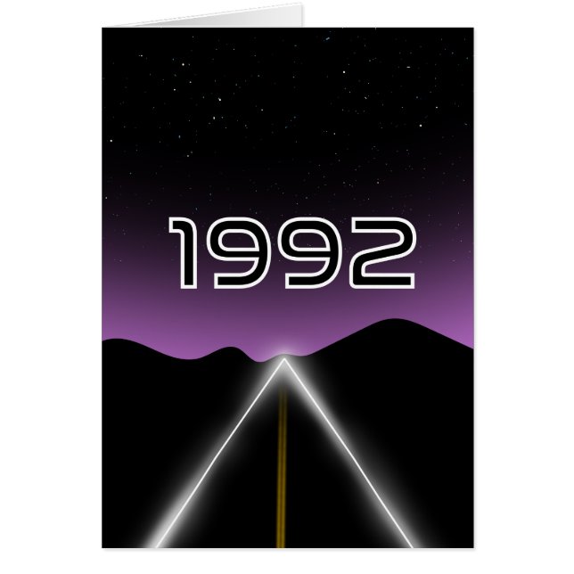 1992 Möten Hälsningskort (Framsidan)