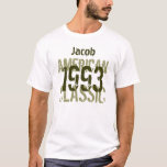 1993 American Classic 21st Birthday Camo and White Tröja<br><div class="desc">Född 1993? Eller vet du någon som är och tittar för en roligt födelsedagspresent? Kolla in den här t-tröjan, med känslan - American Classic - och en plats för att sätta namn eller känslor... Text är anpassade, så du kan säga spelar ingen roll att du vill. Tittar du en födelsedagspresent?...</div>